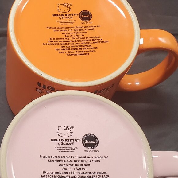 Hello Kitty 20oz. Halloween Coffee Mugs by Silver Buffalo Sanrio-Set of 2 - Picture 7 of 7